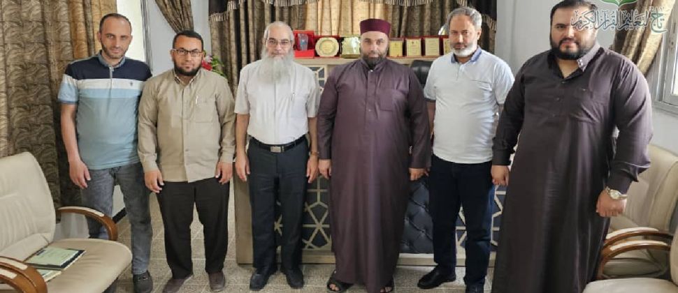 زيارة المدير العام لمؤسسة تاج الشيخ حسان الجاجة لمديرية الأوقاف في مدينة الباب