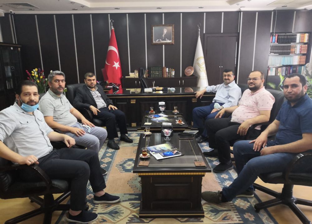 جمعية تاج تزور مفتي منطقة شاهين بيه بغازي عنتاب