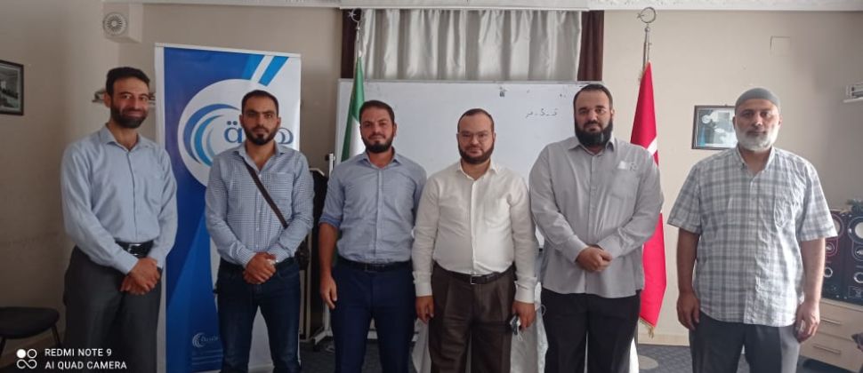 وفد من جمعية تاج يزور مركز جمعية همة في الريحانية